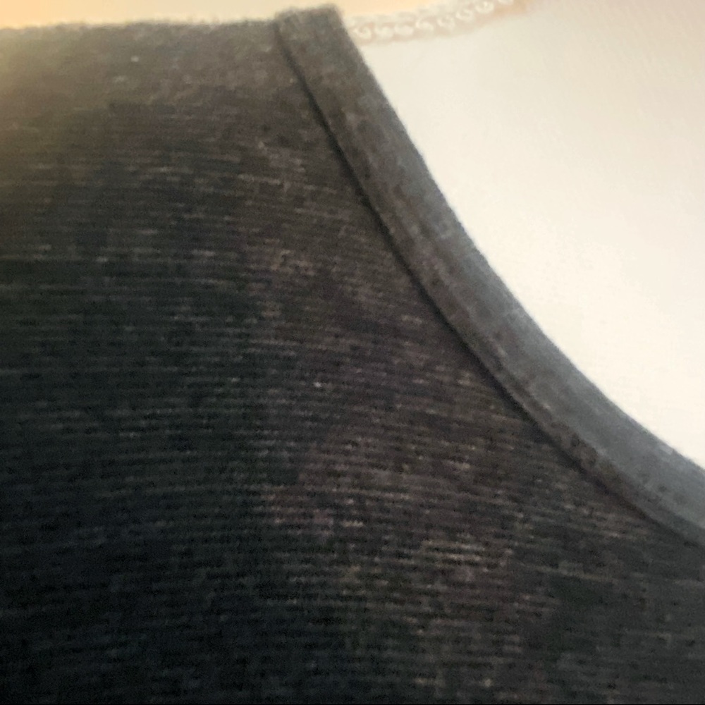 🌫️ LuLaRoe Super Soft Heathered Gray Pocket Dress XXS Cozy Comfy Stretch 🌫️ - Picture 3 of 6